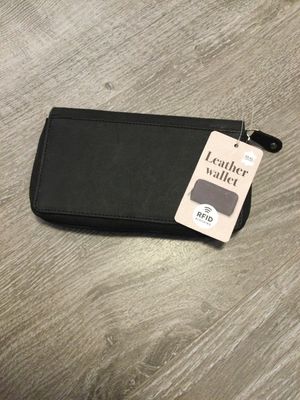 Portefeuille cuir RFID blocking