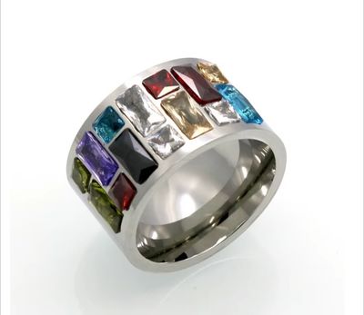 bague borasi silver unisexe lucifer`s luxury