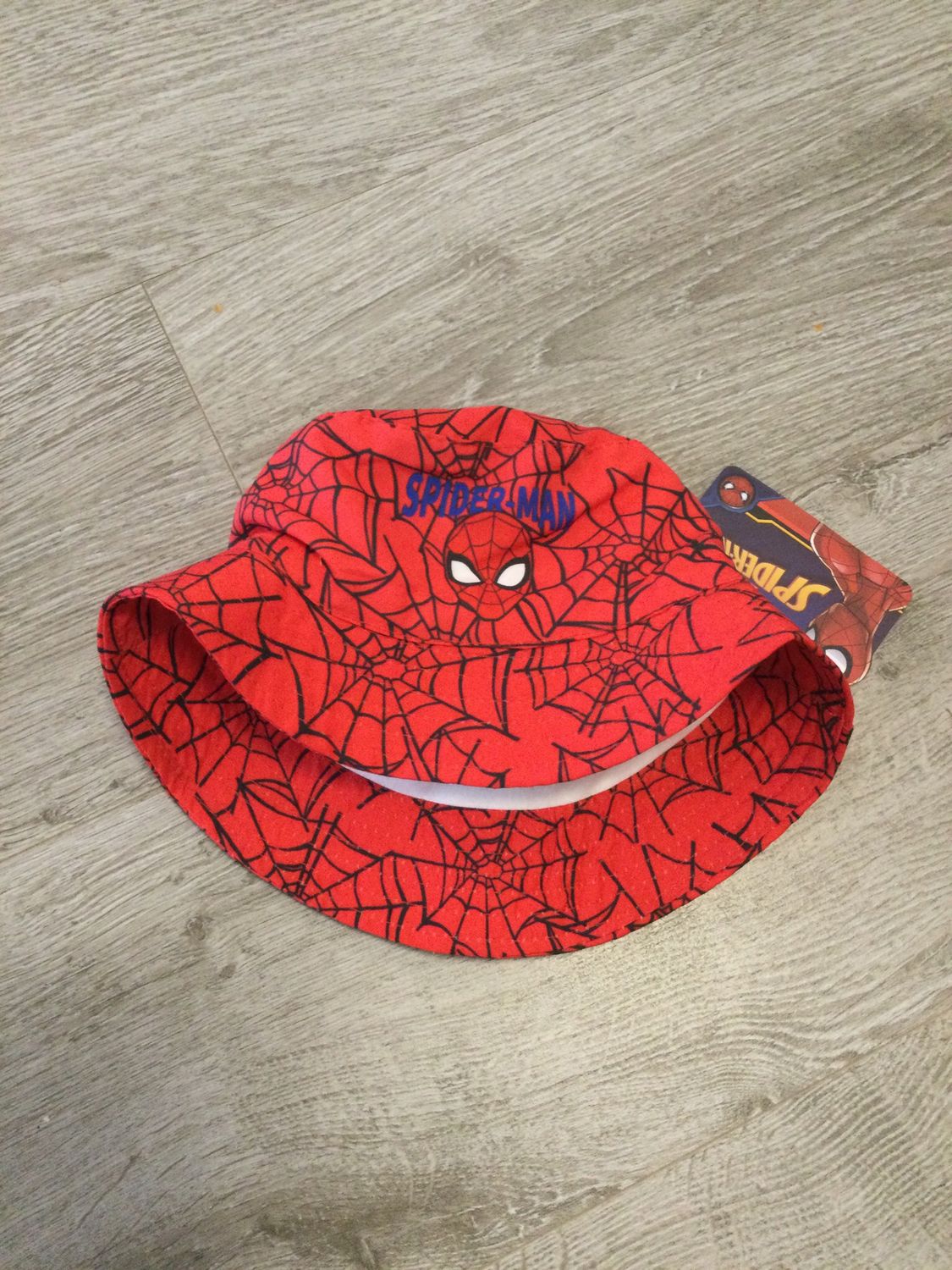 Chapeau bob été garçon Marvel , Couleur: Rouge