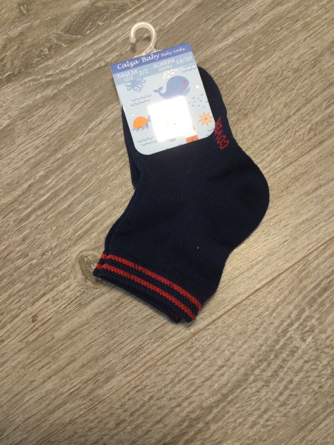 Chaussettes courtes enfants Coveri, Taille: 18/20 (1-2 ans), Couleur: Bleu