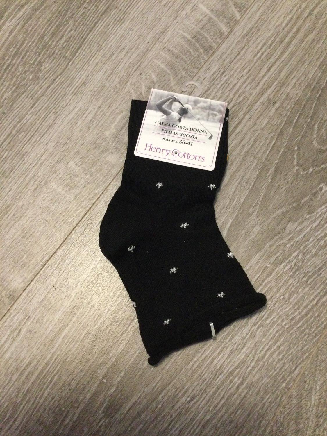 Chaussettes courtes femme Henry Cotton’s, Couleur: Noir