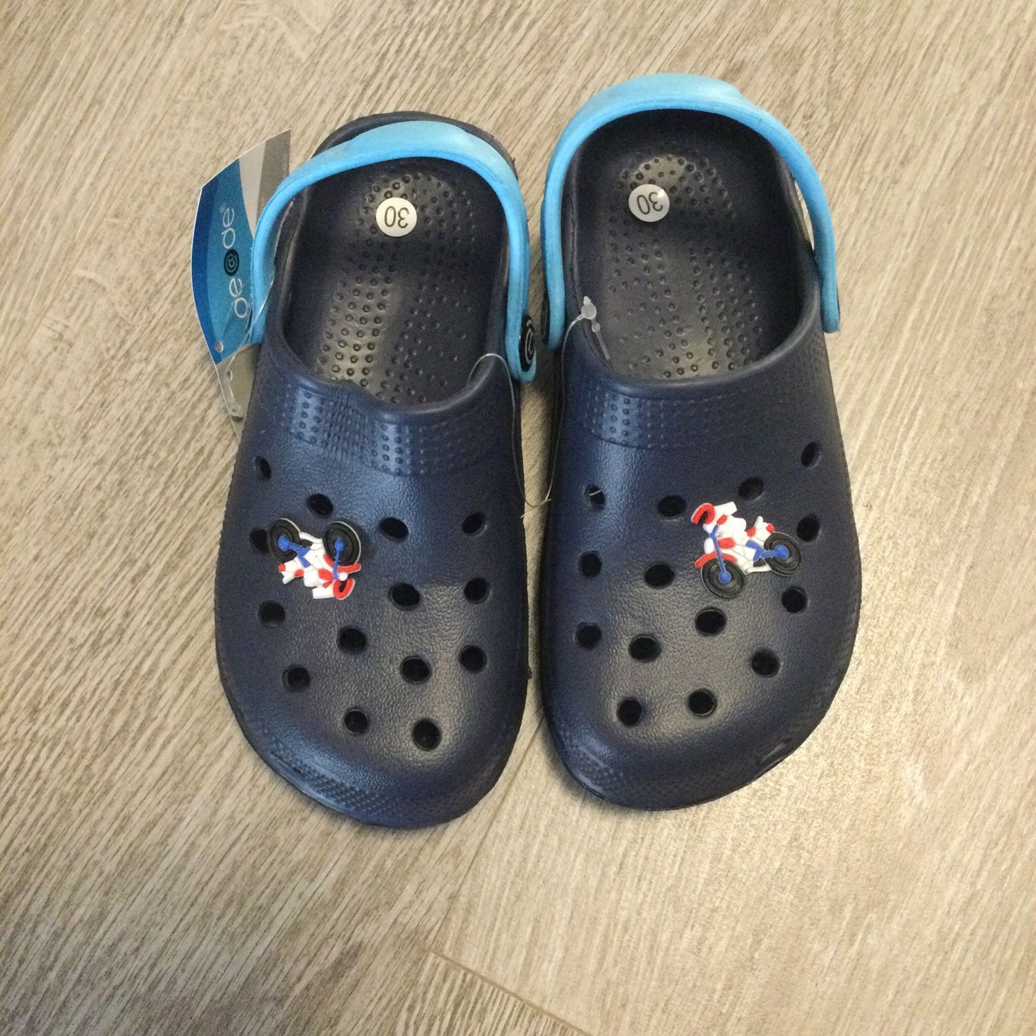 Sabots  de plage enfant De De, Couleur: Bleu marine, Taille: 30