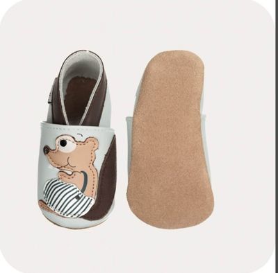 chaussons bébé barefoot lait et miel