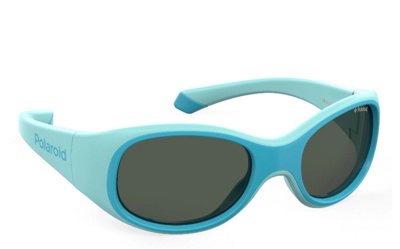 Lunettes de soleil enfant Polaroid, Couleur: Bleu ciel