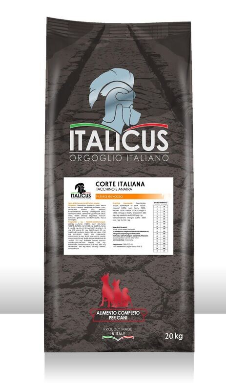 CORTE ITALIANA - Pulyka, Kacsa, Tőkehal! 20 kg!