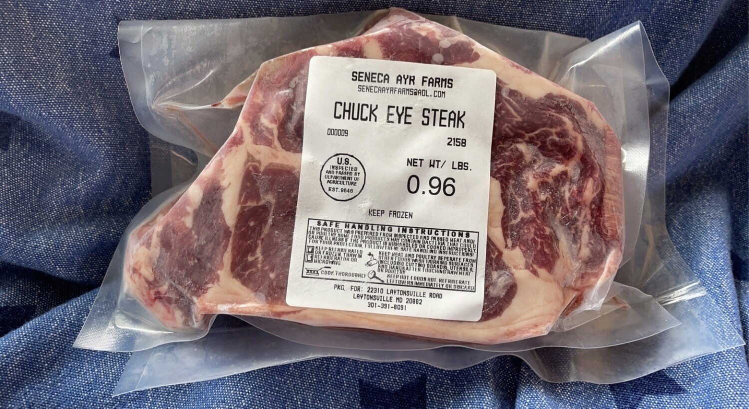 Beef Boneless Chuck Eye Steak