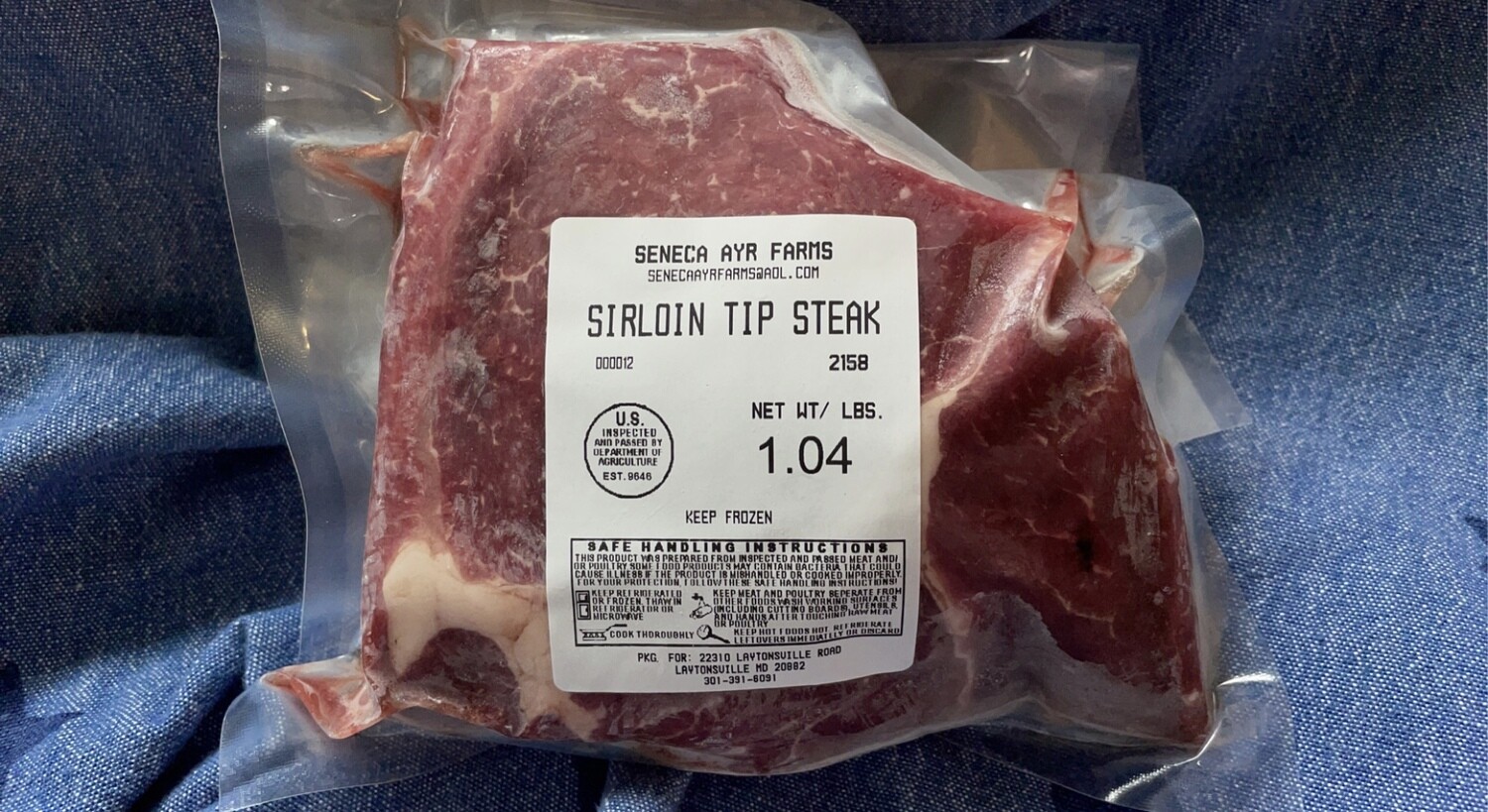 Beef Sirloin Tip Steak