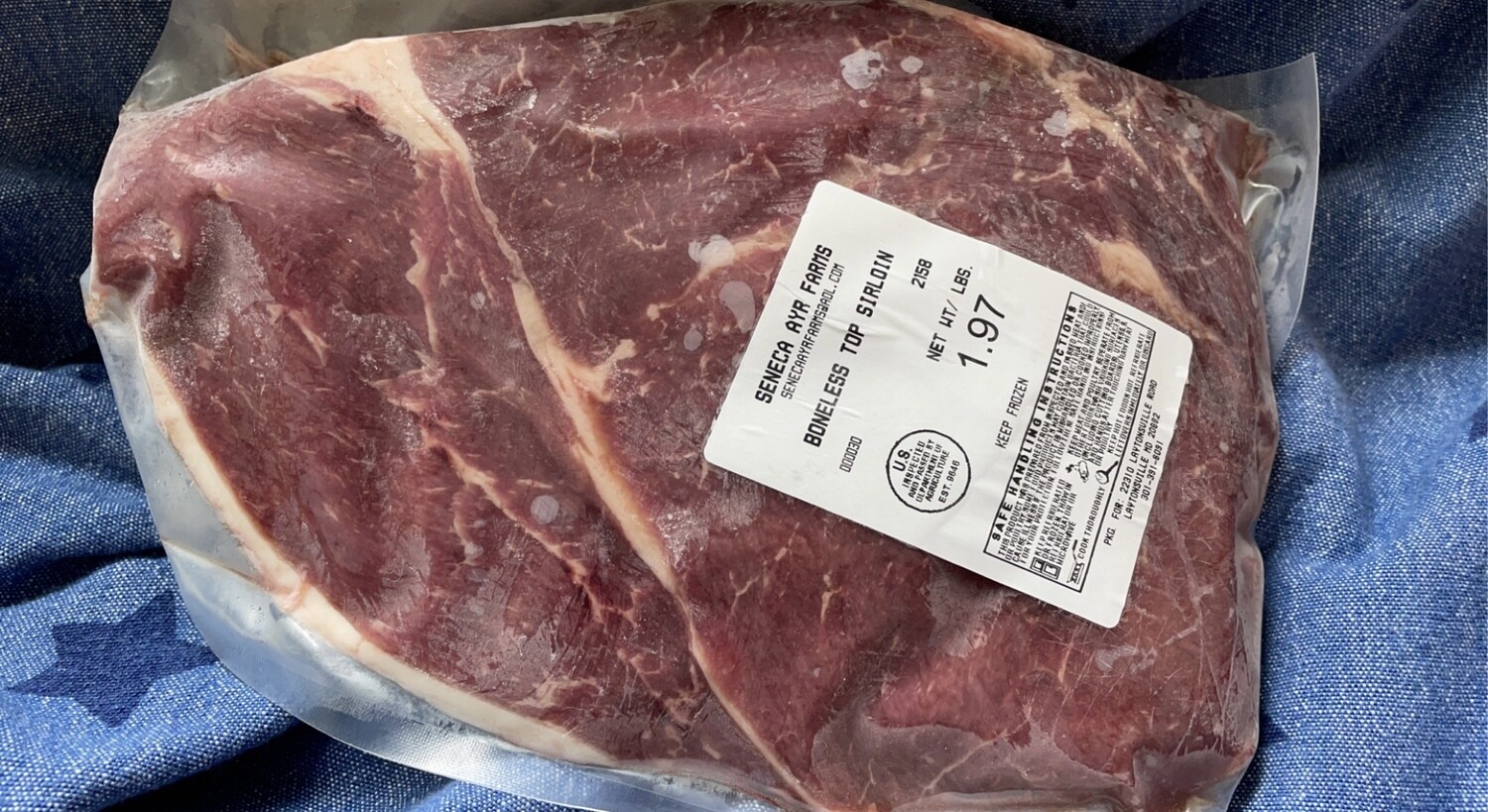 Beef Top Sirloin Boneless Steak