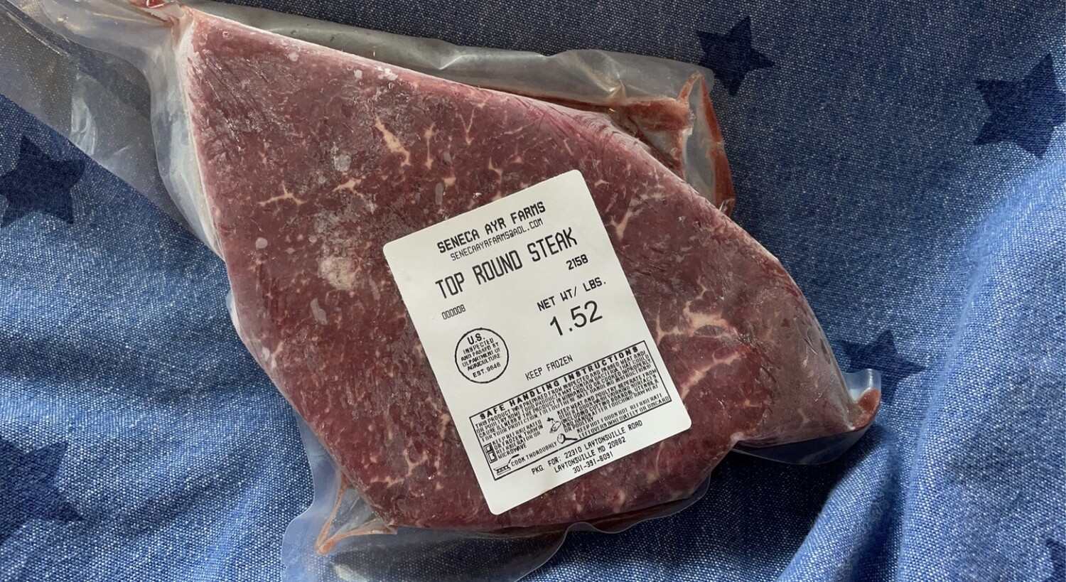Beef Top Round Steak (aka London Broil)