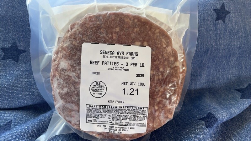 Beef Hamburger Patties 4/pkg