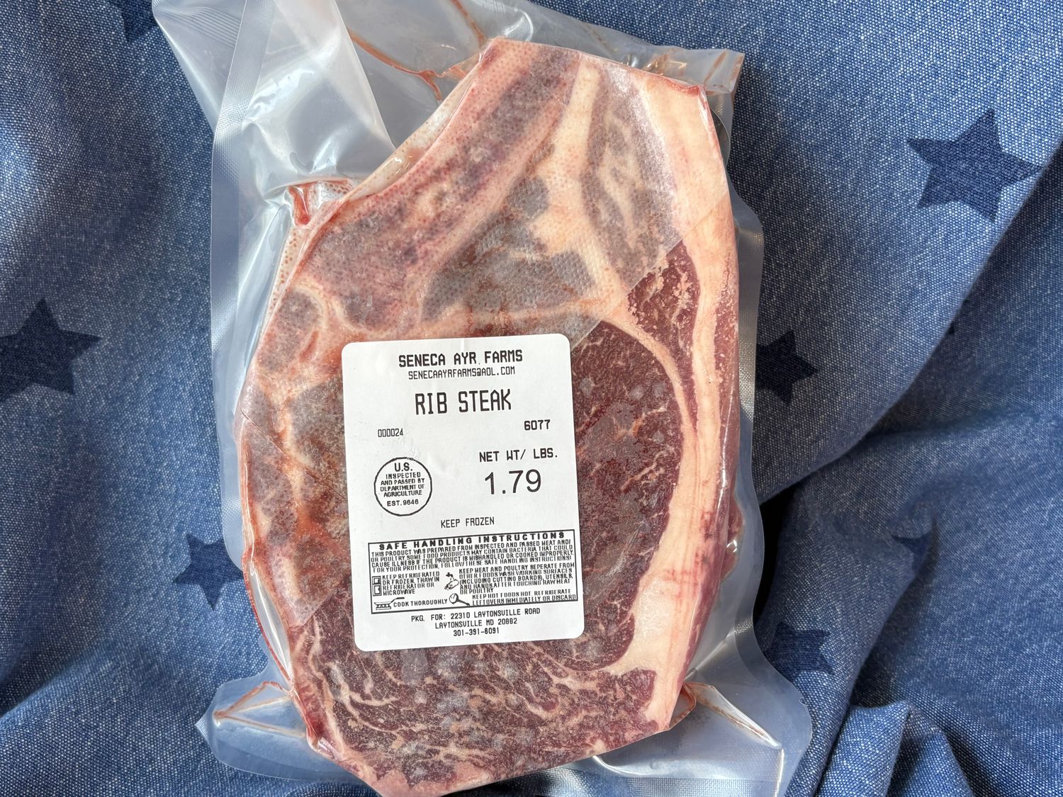 Beef Bone-in Rib Steak