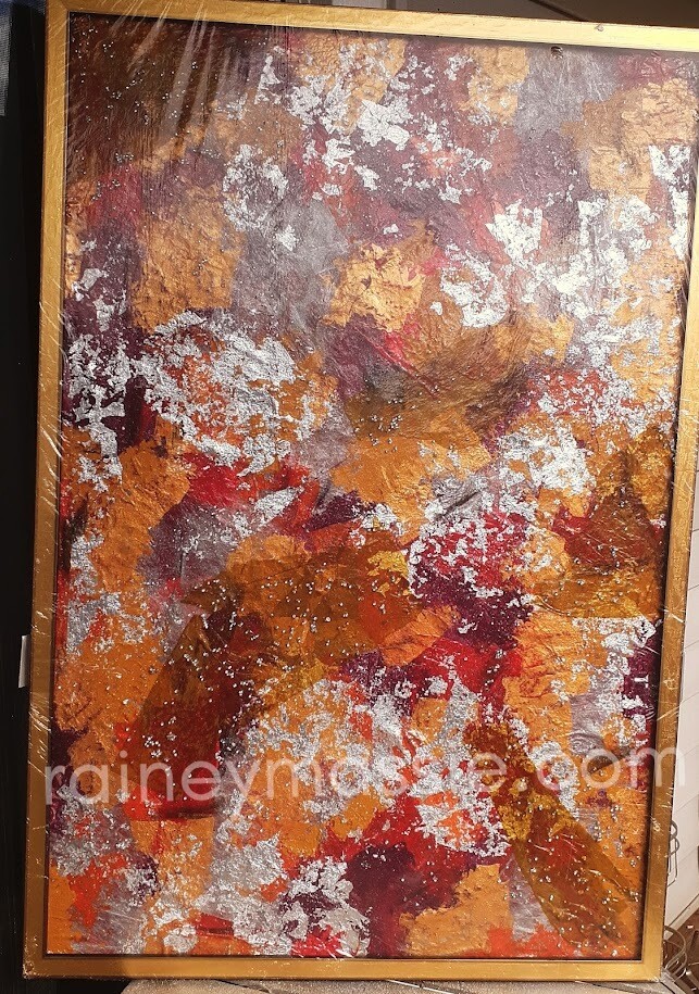 Adored - 24x36 Abstract Framed Painting