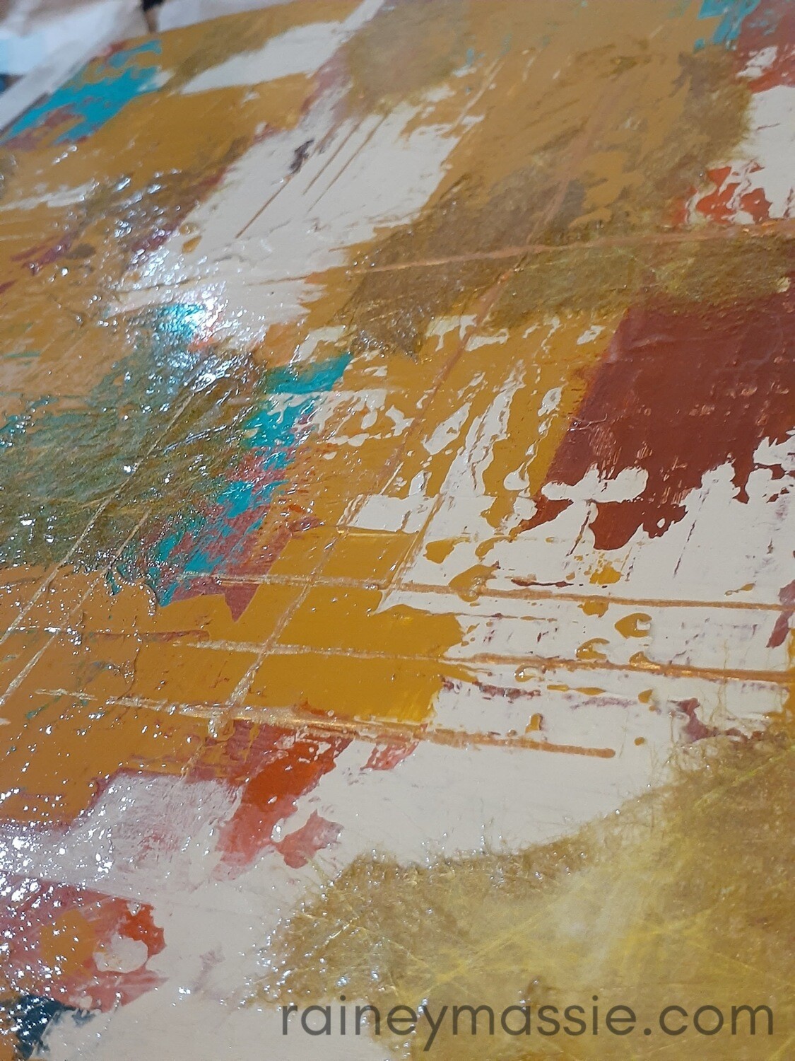 Jesse - 16x20 Abstract Framed Painting
