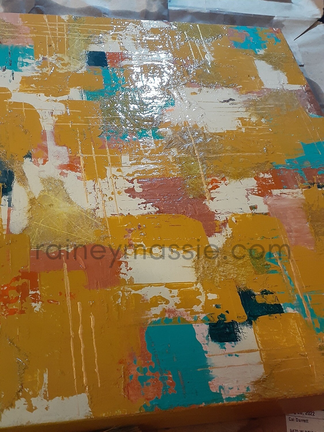 Jesse - 16x20 Abstract Framed Painting