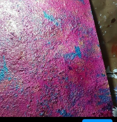 Tickle Me Pink - 16x20 Framed Painting