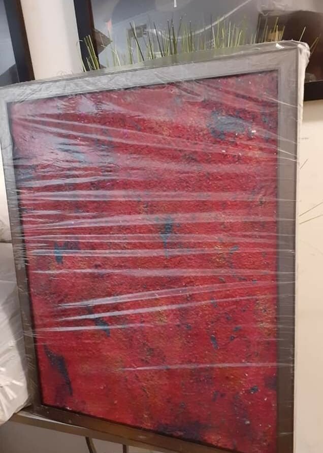 Tickle Me Pink - 16x20 Framed Painting