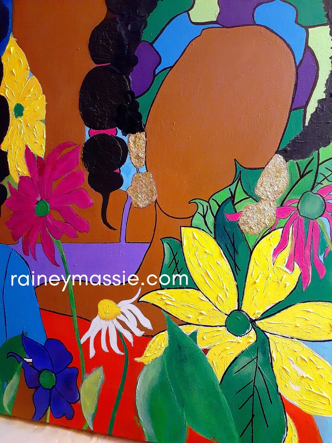 Faith, Grace and Mercy-  28x40 Framed Original Painting