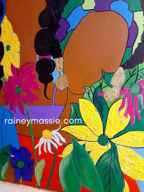 Faith, Grace and Mercy-  28x40 Framed Original Painting