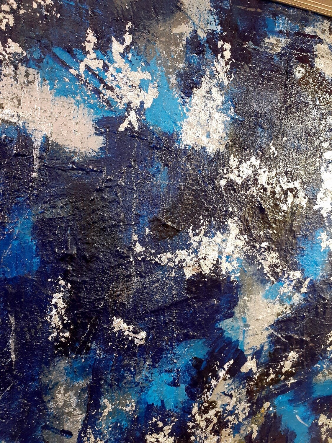 Dallas Win - 30x30 Abstract Framed Original