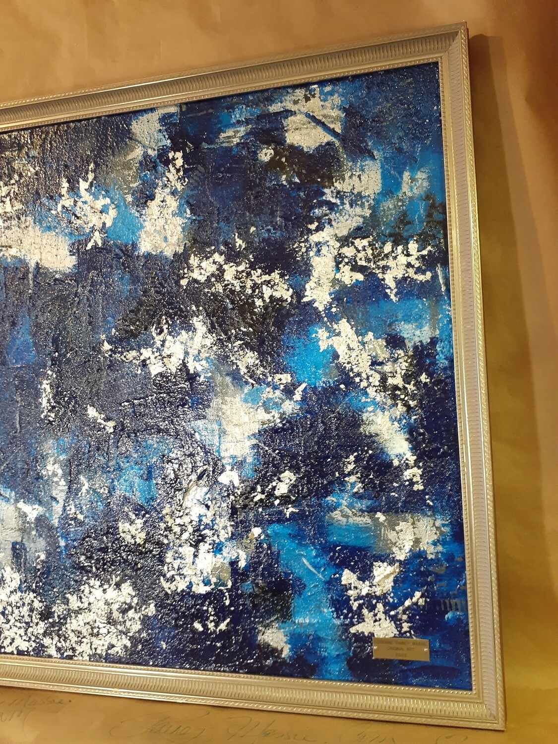 Dallas Win - 30x30 Abstract Framed Original