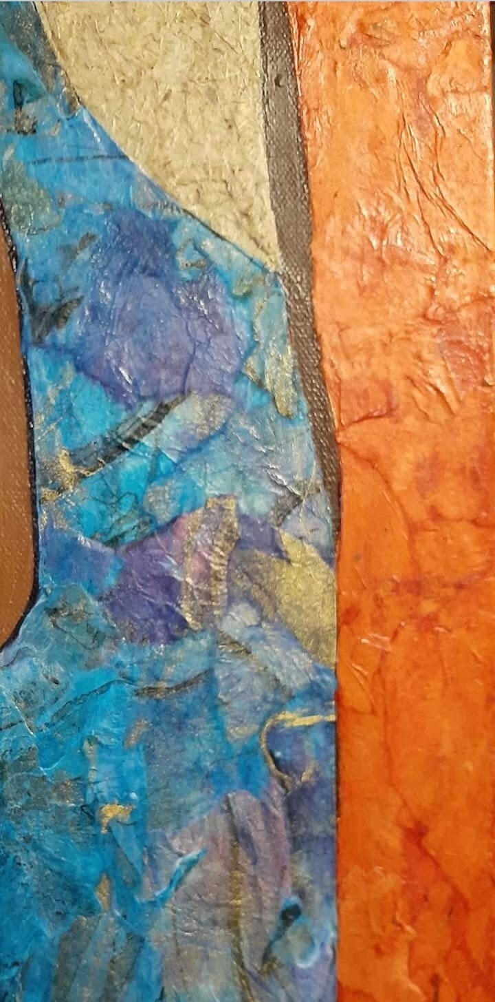 Always United - Mixed Media Framed 36x40 Original Painting