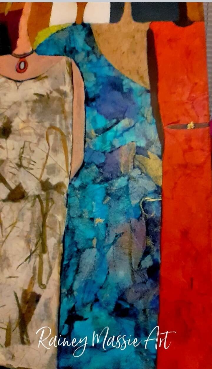Always United - Mixed Media Framed 36x40 Original Painting