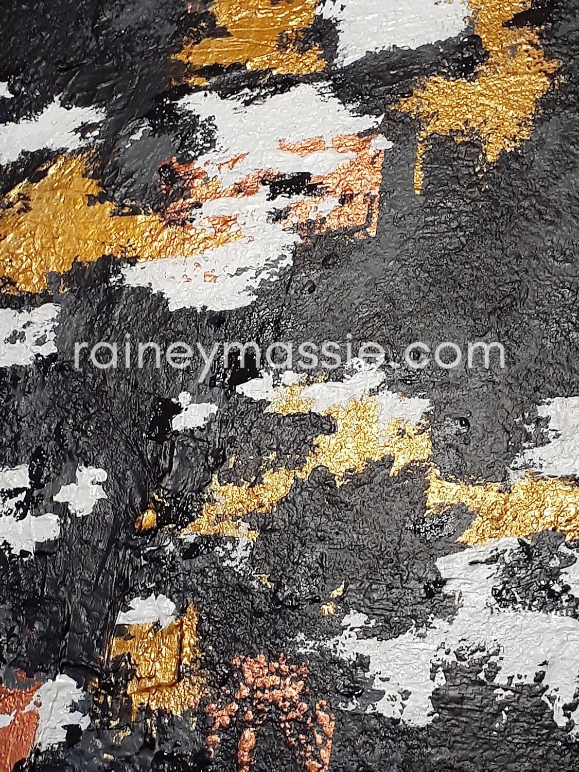 Modern Luxe - 36x48 Mixed Media Abstract Painting
