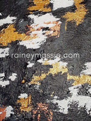 Modern Luxe - 36x48 Mixed Media Abstract Painting