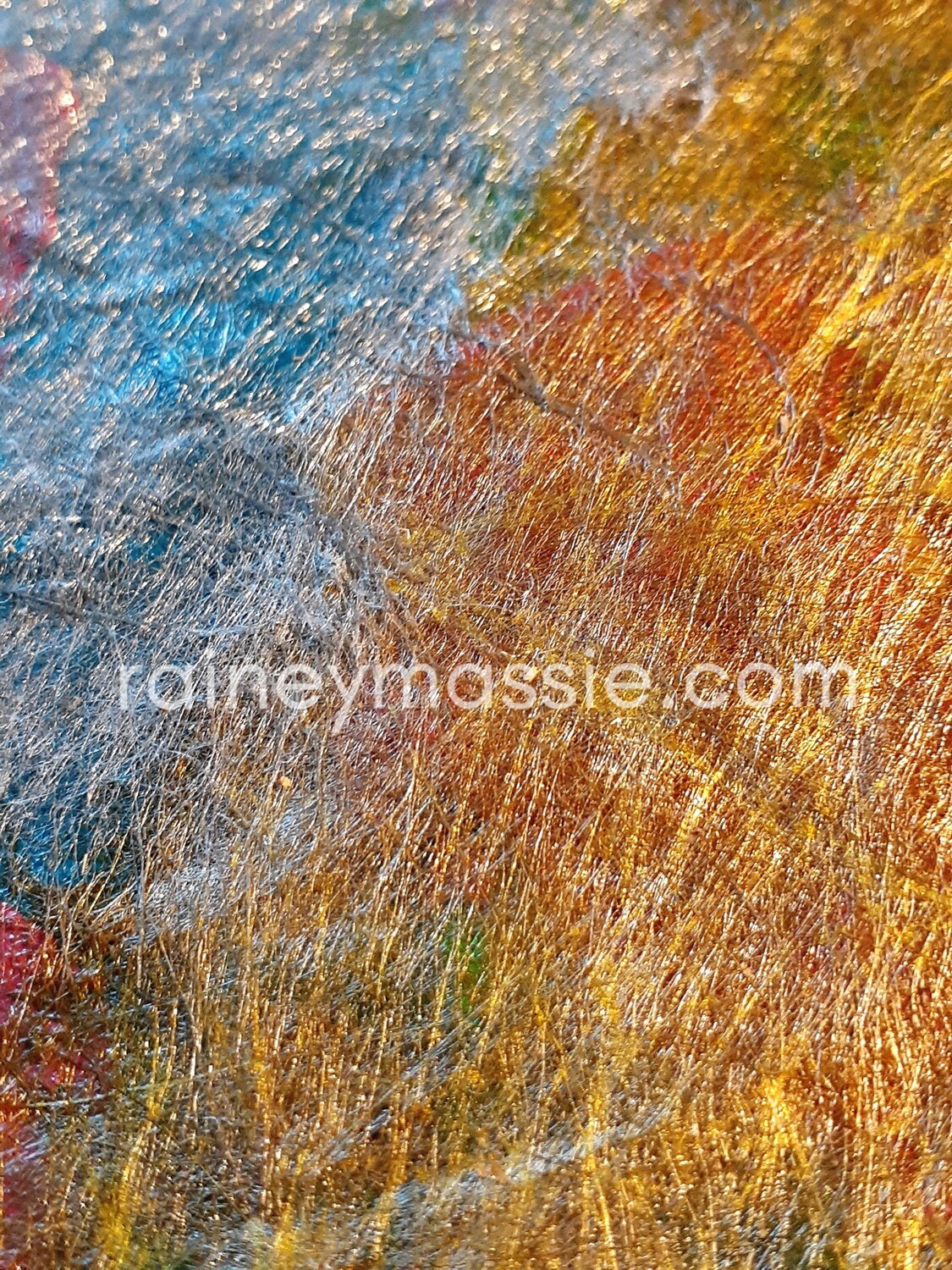 Springtime Jazz - 48x48 Mixed Media Painting