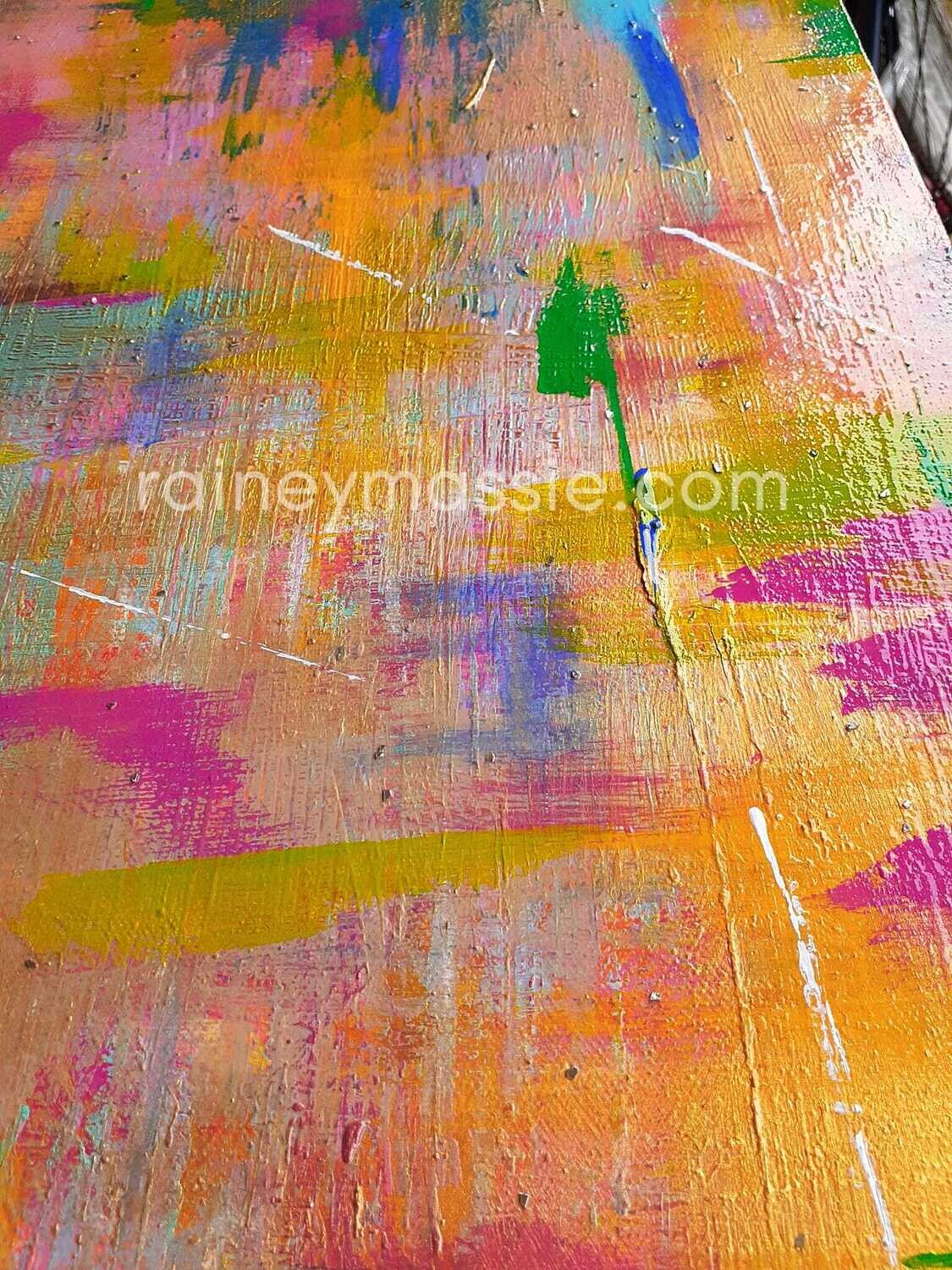 Springtime I - 30x40 Abstract Painting