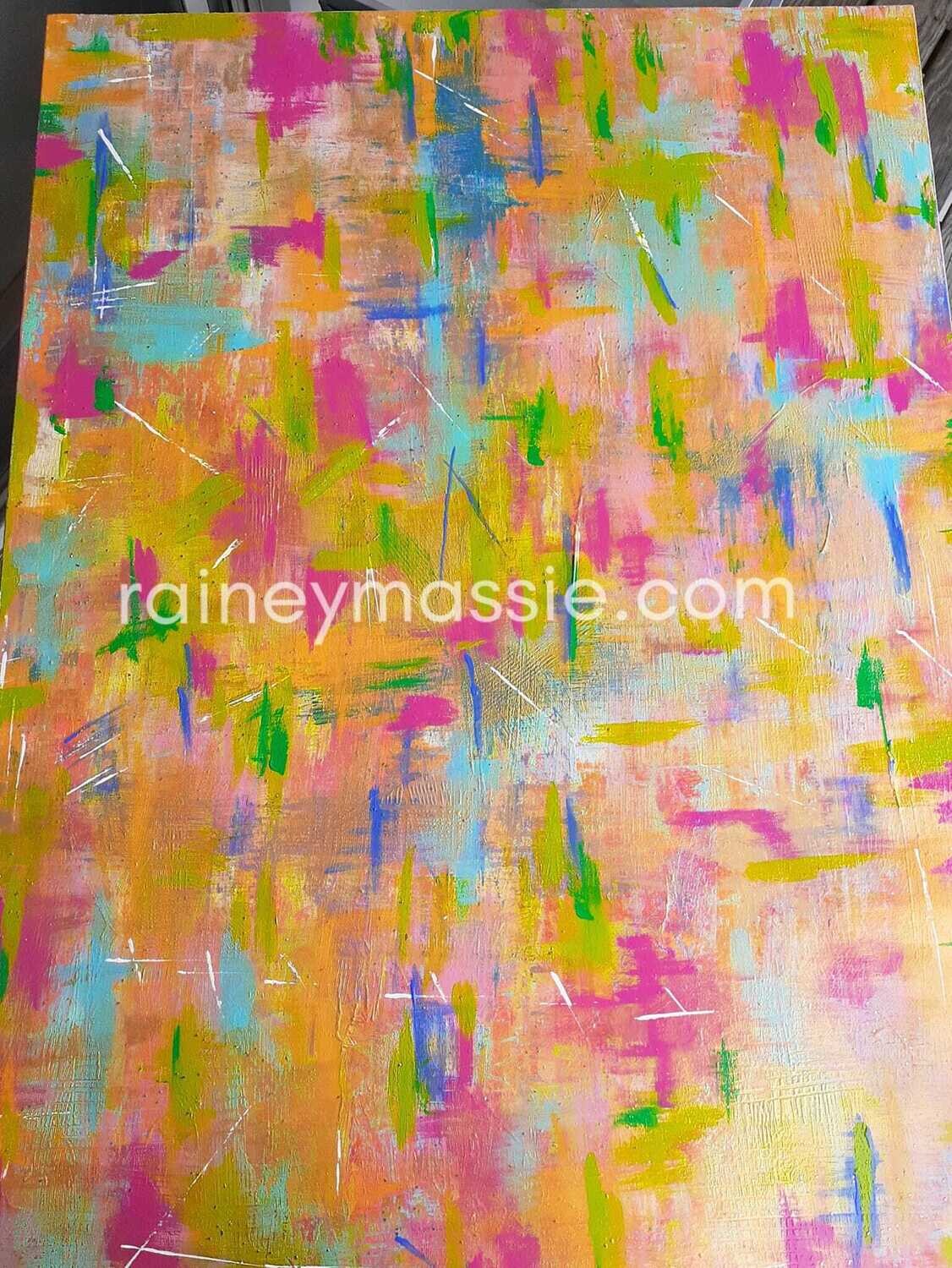 Springtime I - 30x40 Abstract Painting