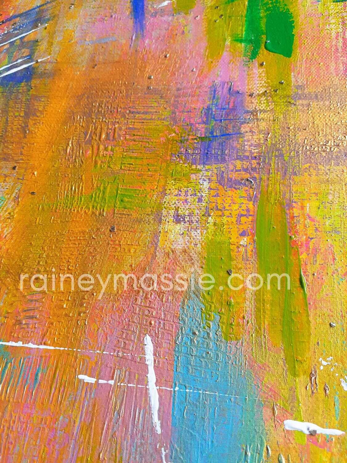 Springtime I - 30x40 Abstract Painting