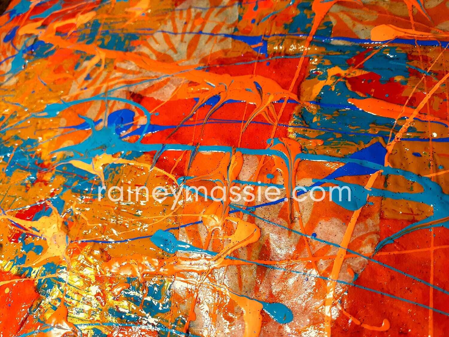 A Lil This, A Lil That -16x20 Abstract/Mixed Media Painting