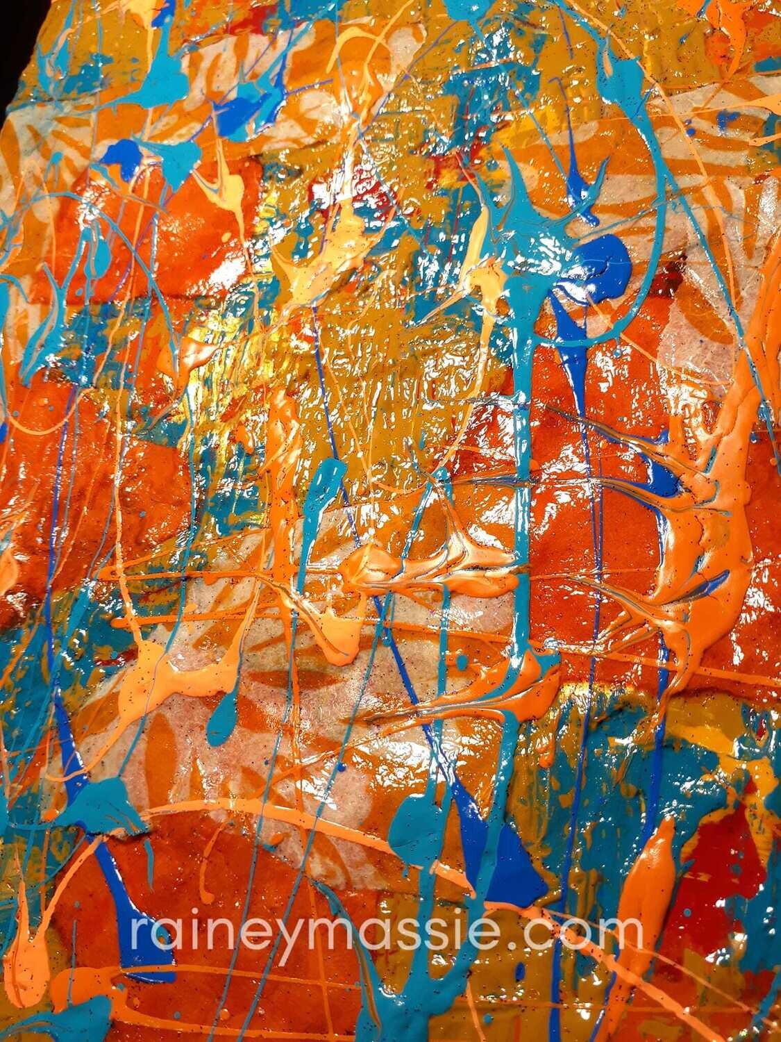 A Lil This, A Lil That -16x20 Abstract/Mixed Media Painting