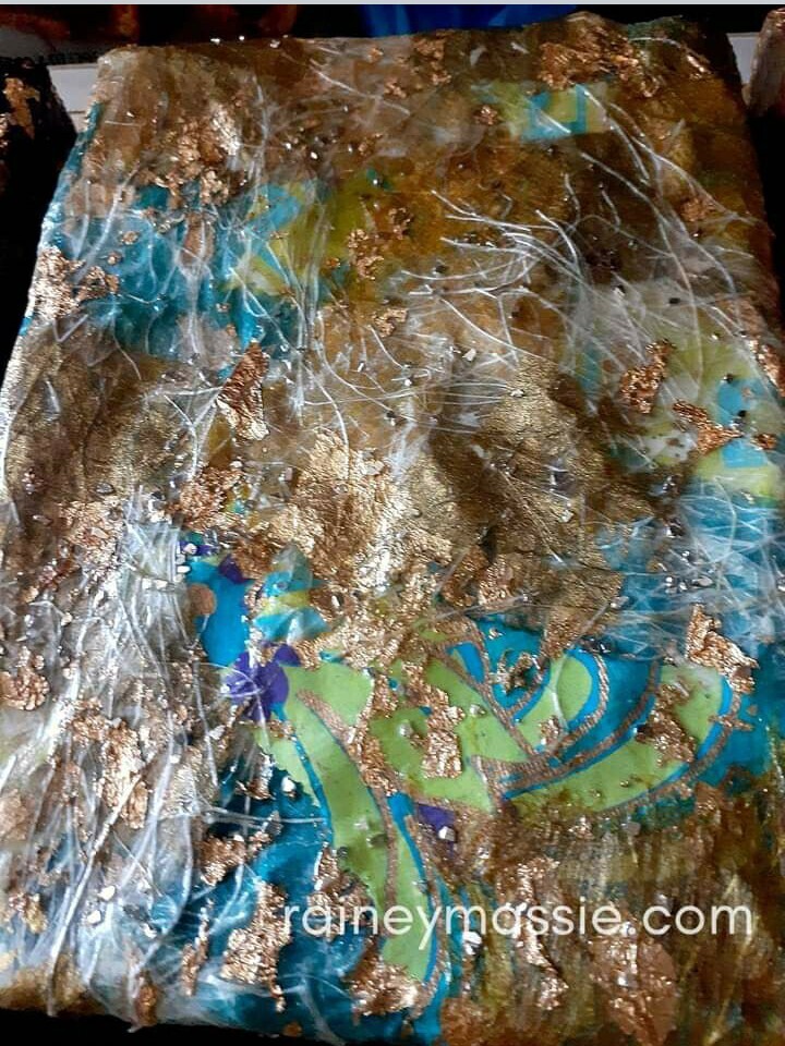 Island Days - LUXE Desk Art  5x7 Original