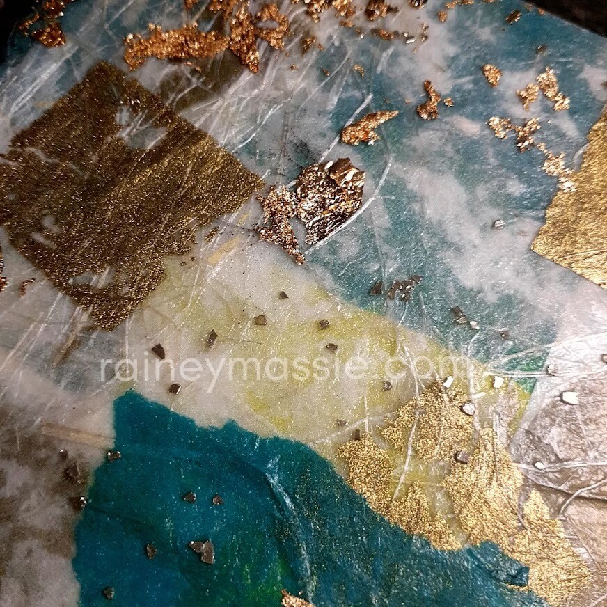 Wonderful Things LUXE Desk Art Original  - 8x8