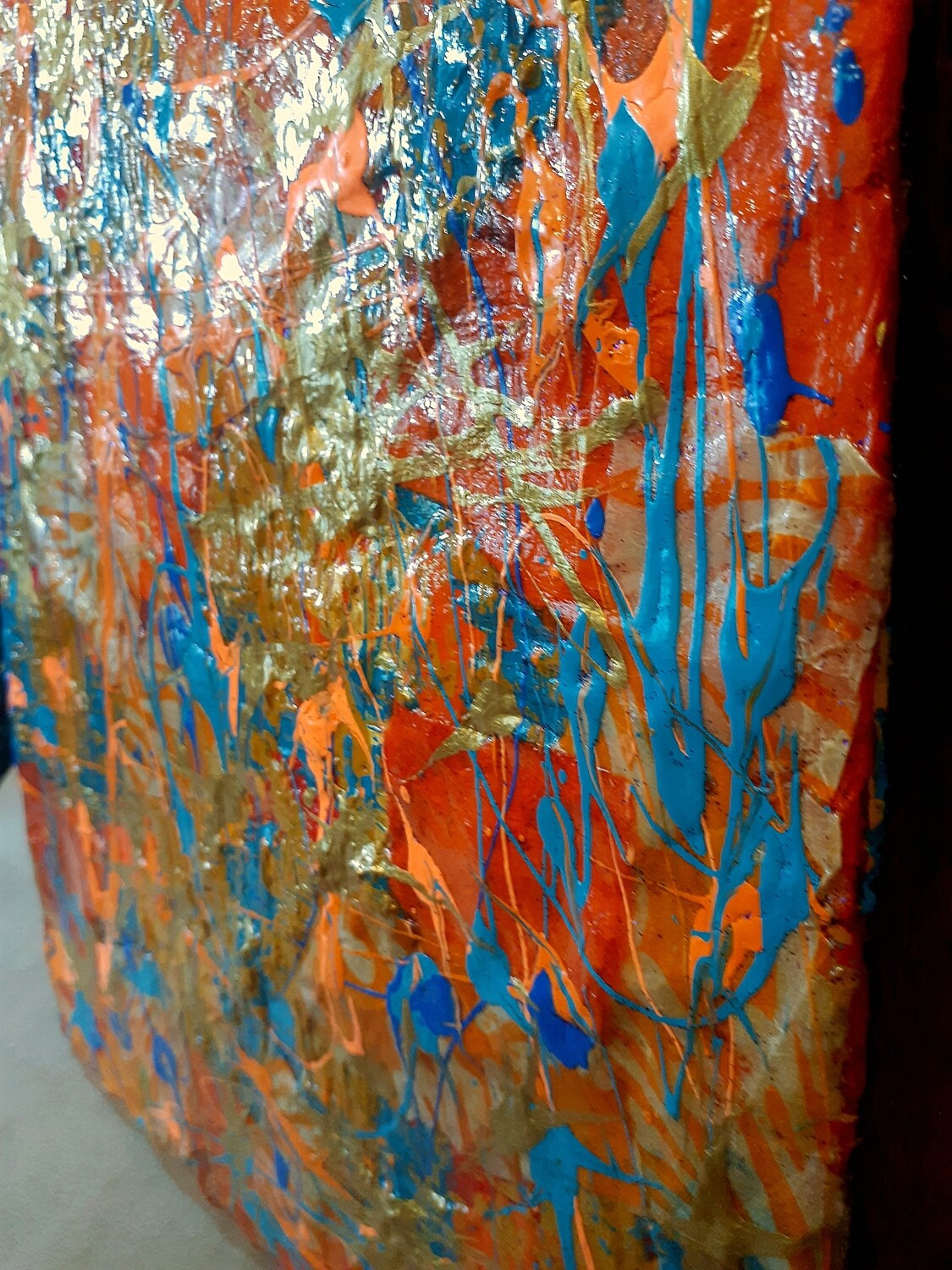 A Lil This, A Lil That -16x20 Abstract/Mixed Media Painting