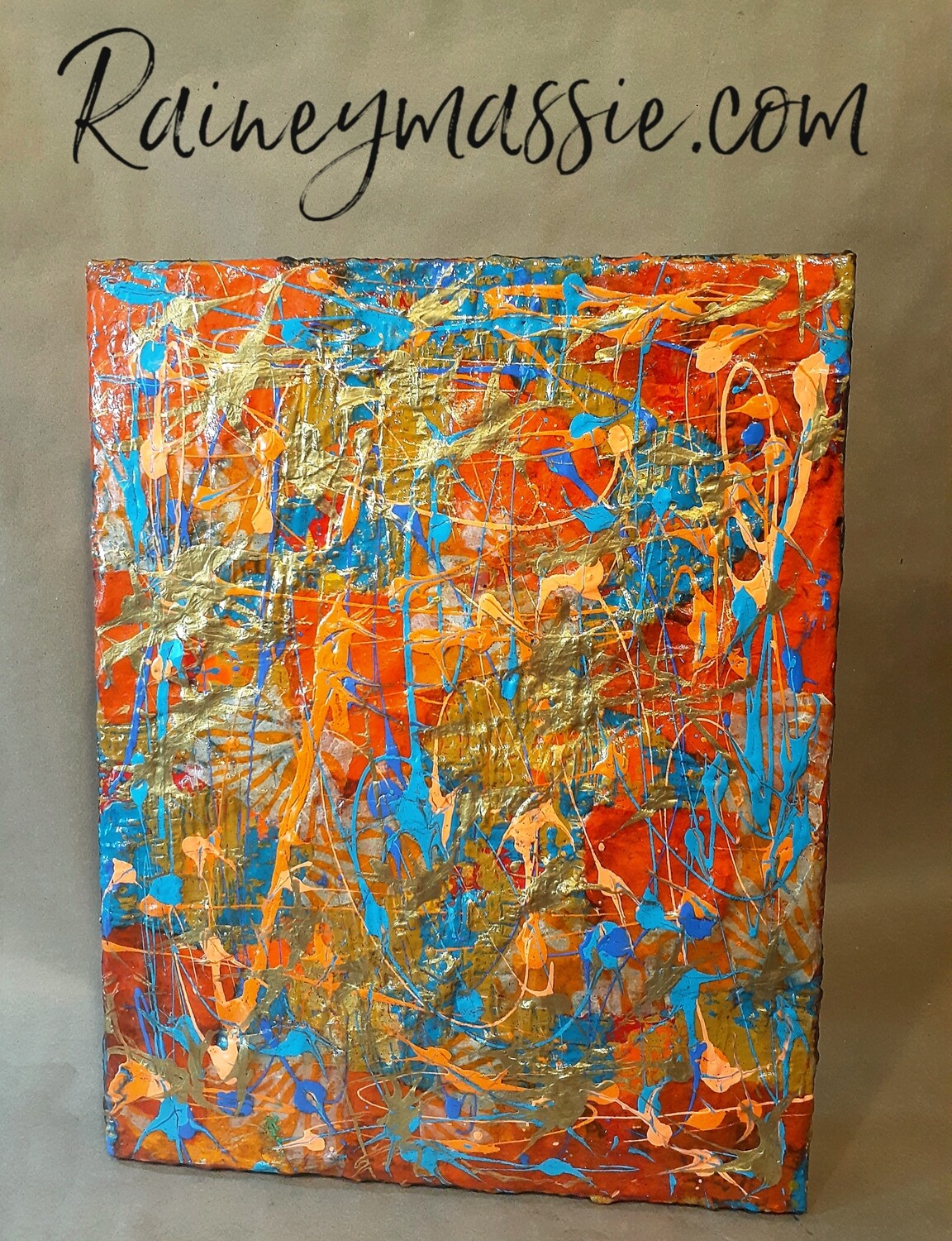 A Lil This, A Lil That -16x20 Abstract/Mixed Media Painting