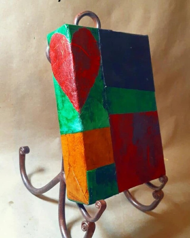 Required Freedom III - LUXE Desk Art  - 5x7 Original With Heart