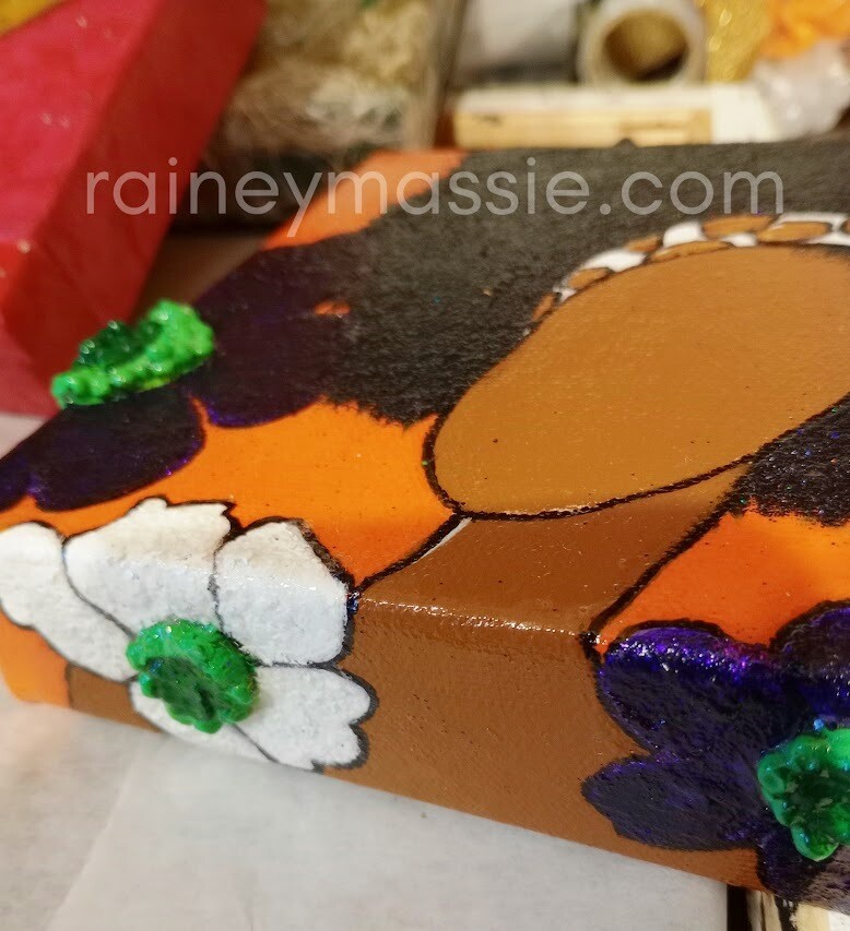 Rumara - LUXE Desk Art - 6x6 Art Original