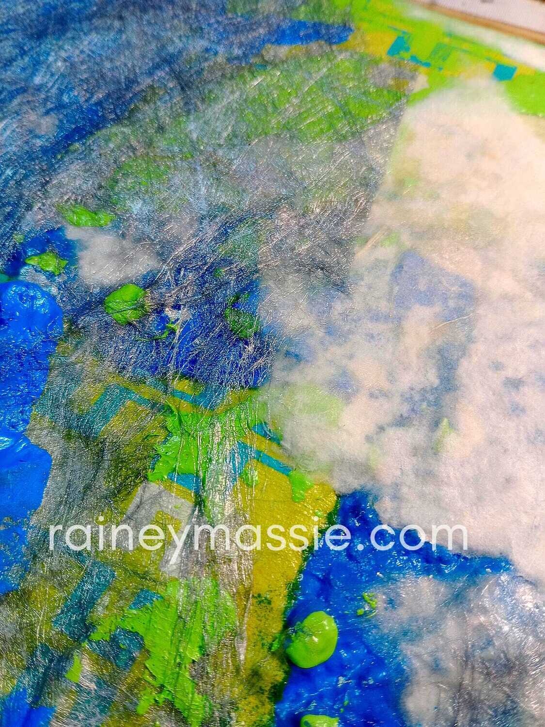 Glorious Days - LUXE Desk Art 12x12 Original