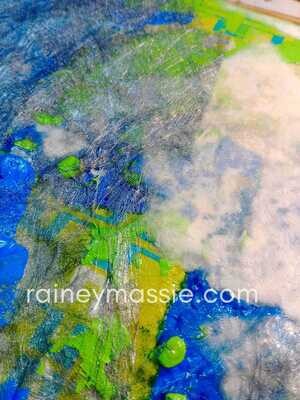 Glorious Days - LUXE Desk Art 12x12 Original