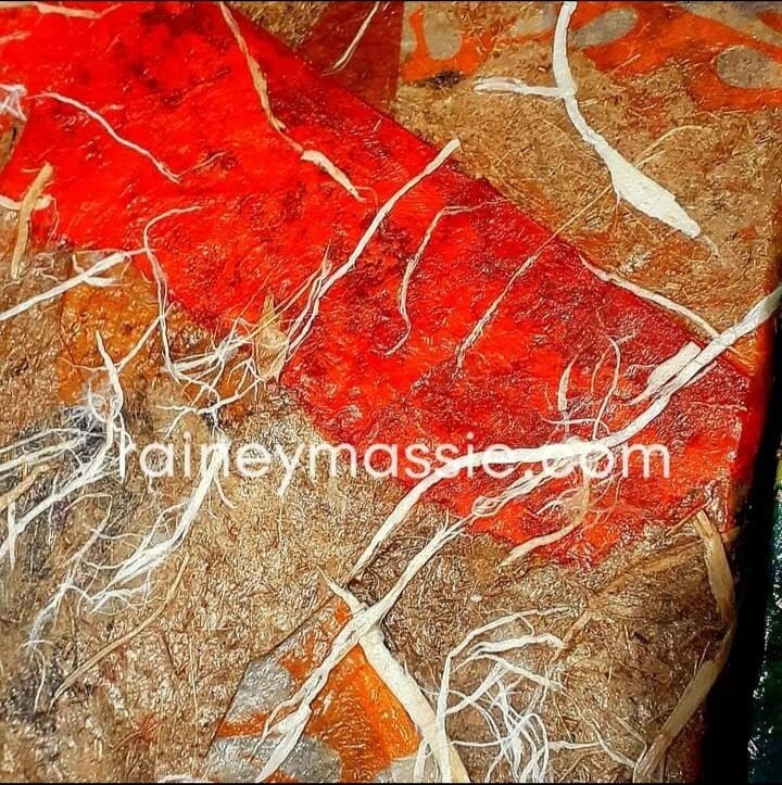 Sunset On The Farm - LUXE Desk Art  8x8 Original