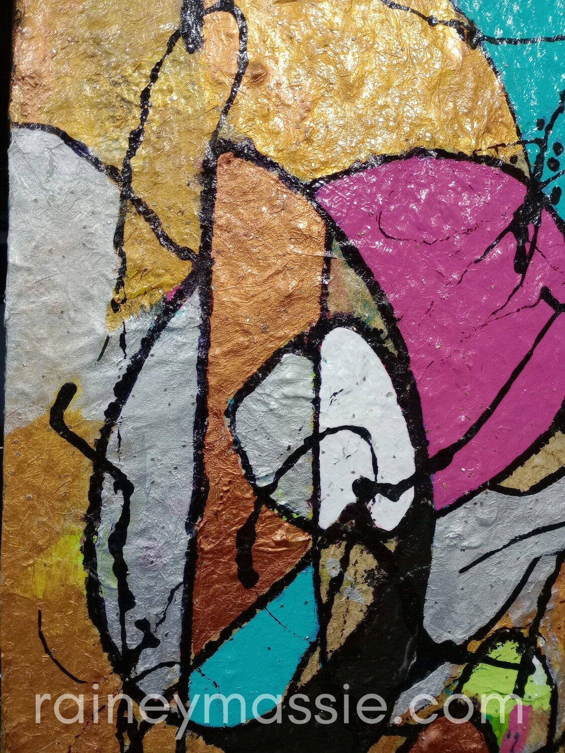 Happy Feelings - 48x48 Premium Collection Framed Collage Original