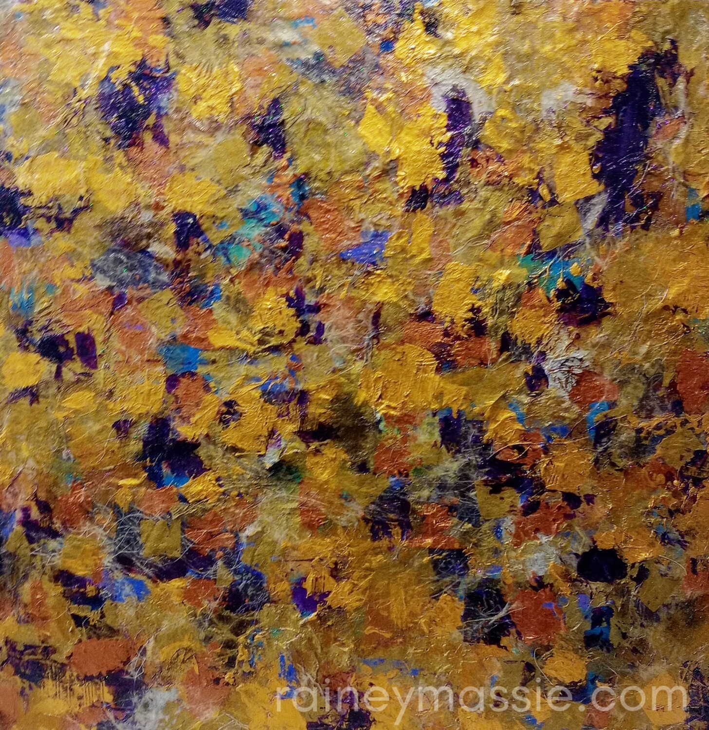 Deep Thoughts - 24x24 Abstract Unframed Original Painting