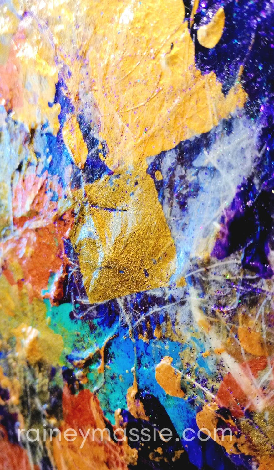 Deep Thoughts - 24x24 Abstract Unframed Original Painting