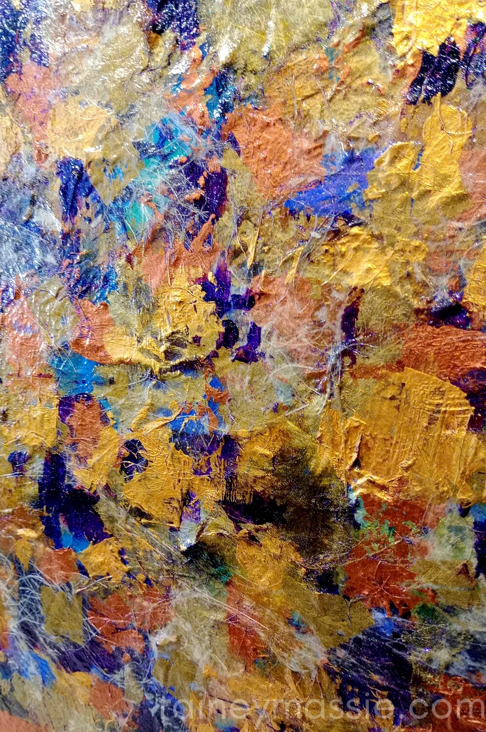 Deep Thoughts - 24x24 Abstract Unframed Original Painting