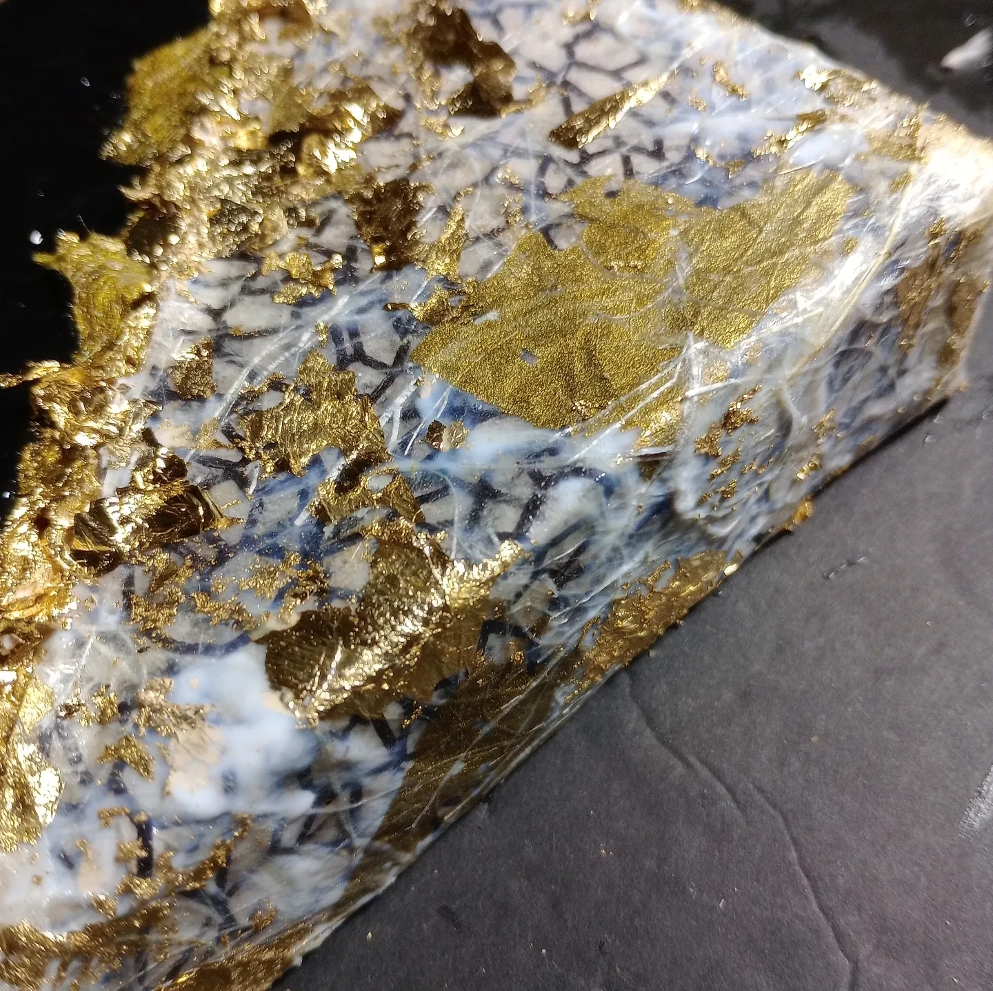 Whew! LUXE Desk Art - 5x5 Original
