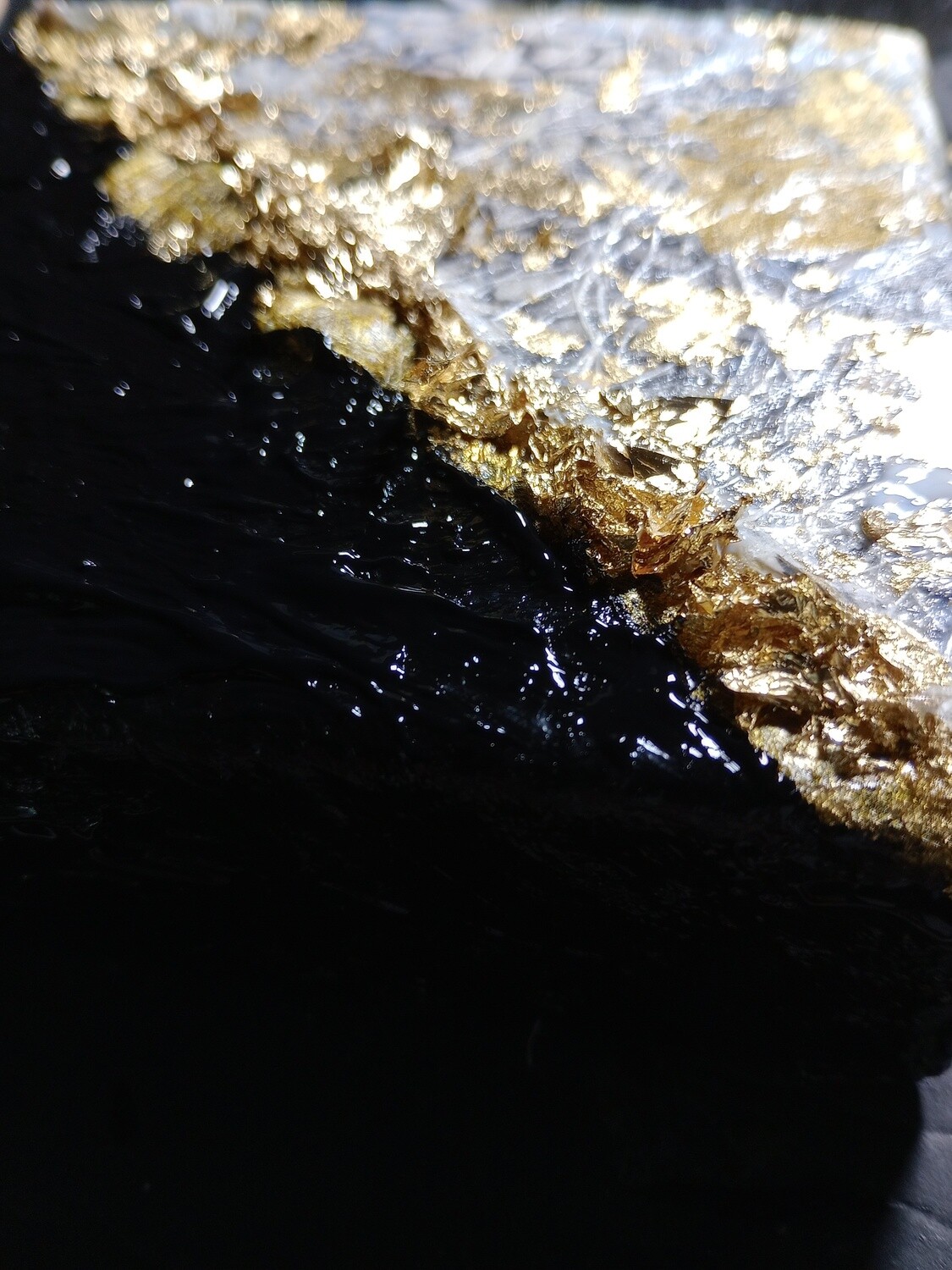 Whew! LUXE Desk Art - 5x5 Original