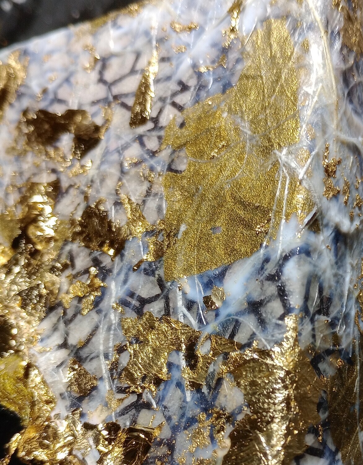 Whew! LUXE Desk Art - 5x5 Original